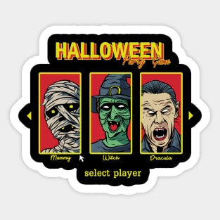 halloween party game Sticker